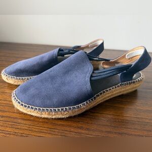 Toni Pons Origens Women’s 8 euro 39 Made in Spain Navy Suede Espadrille Sandals
